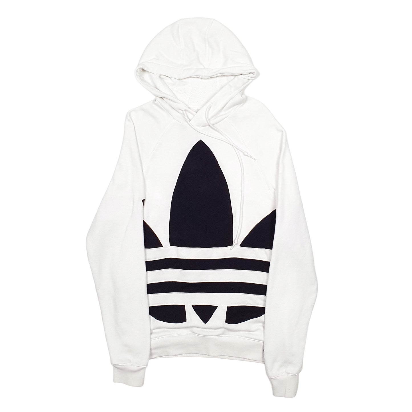 Mens White Adidas  Hoodie Jumper