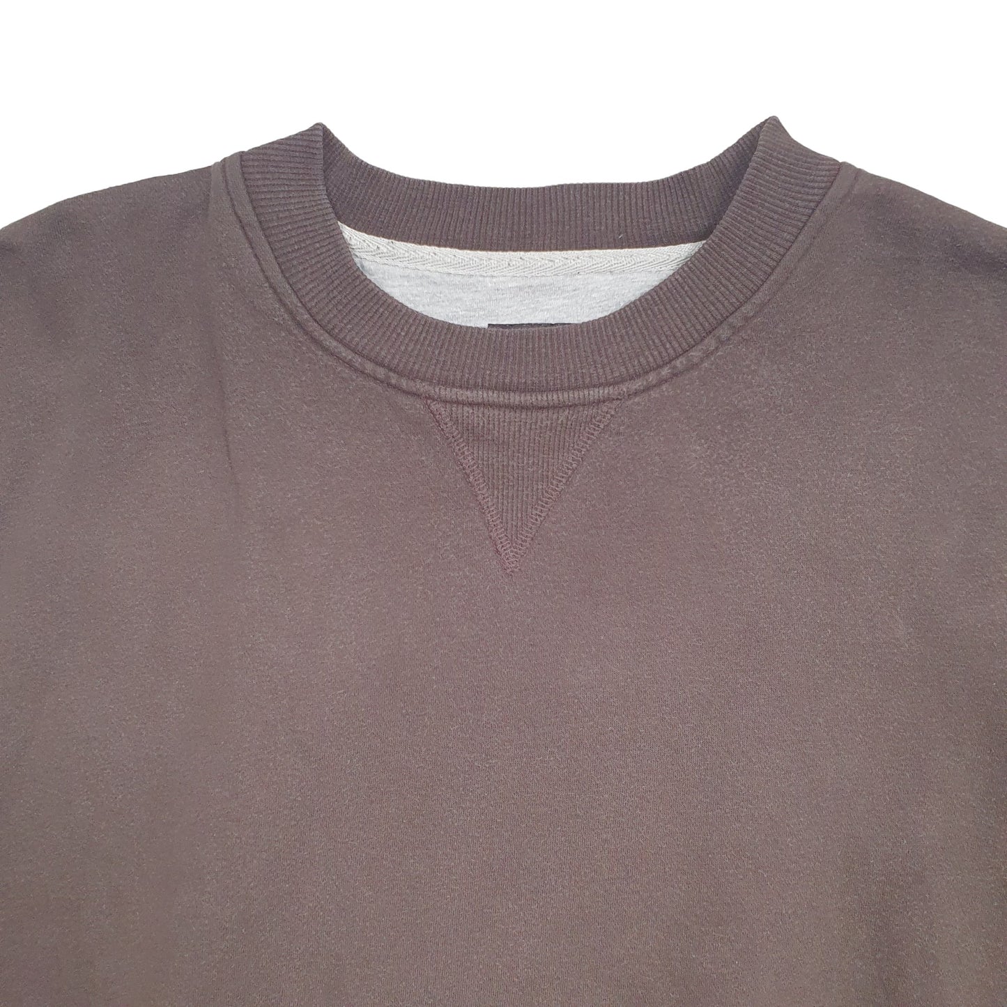 Mens Brown Champion  Crewneck Jumper
