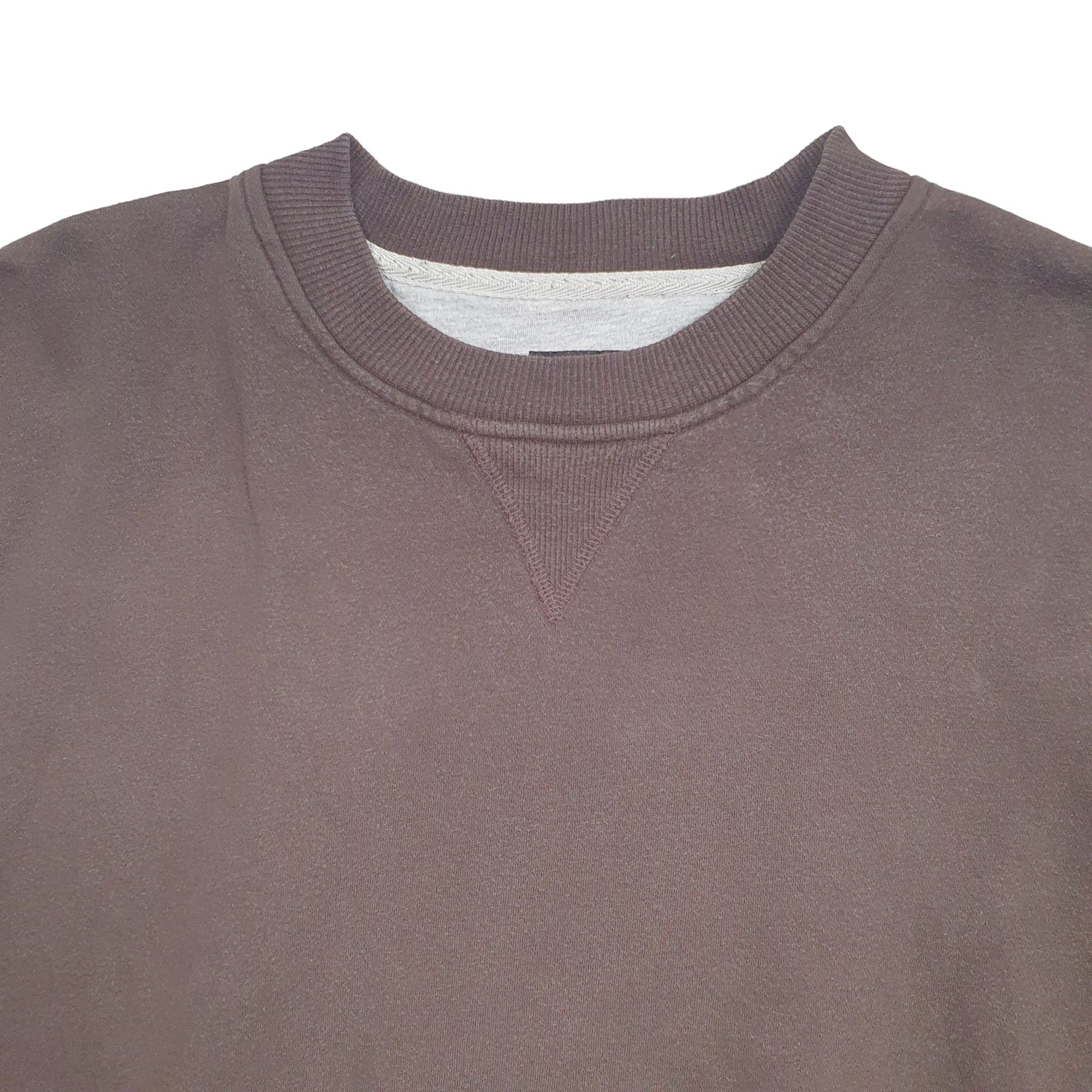 Mens Brown Champion  Crewneck Jumper