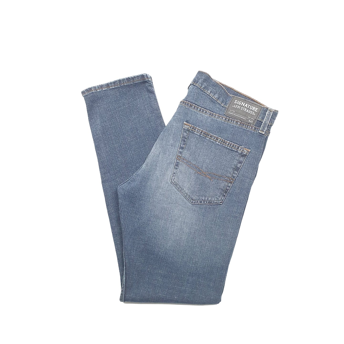Levis Signature Regular Fit Jeans W34 L32 Blue