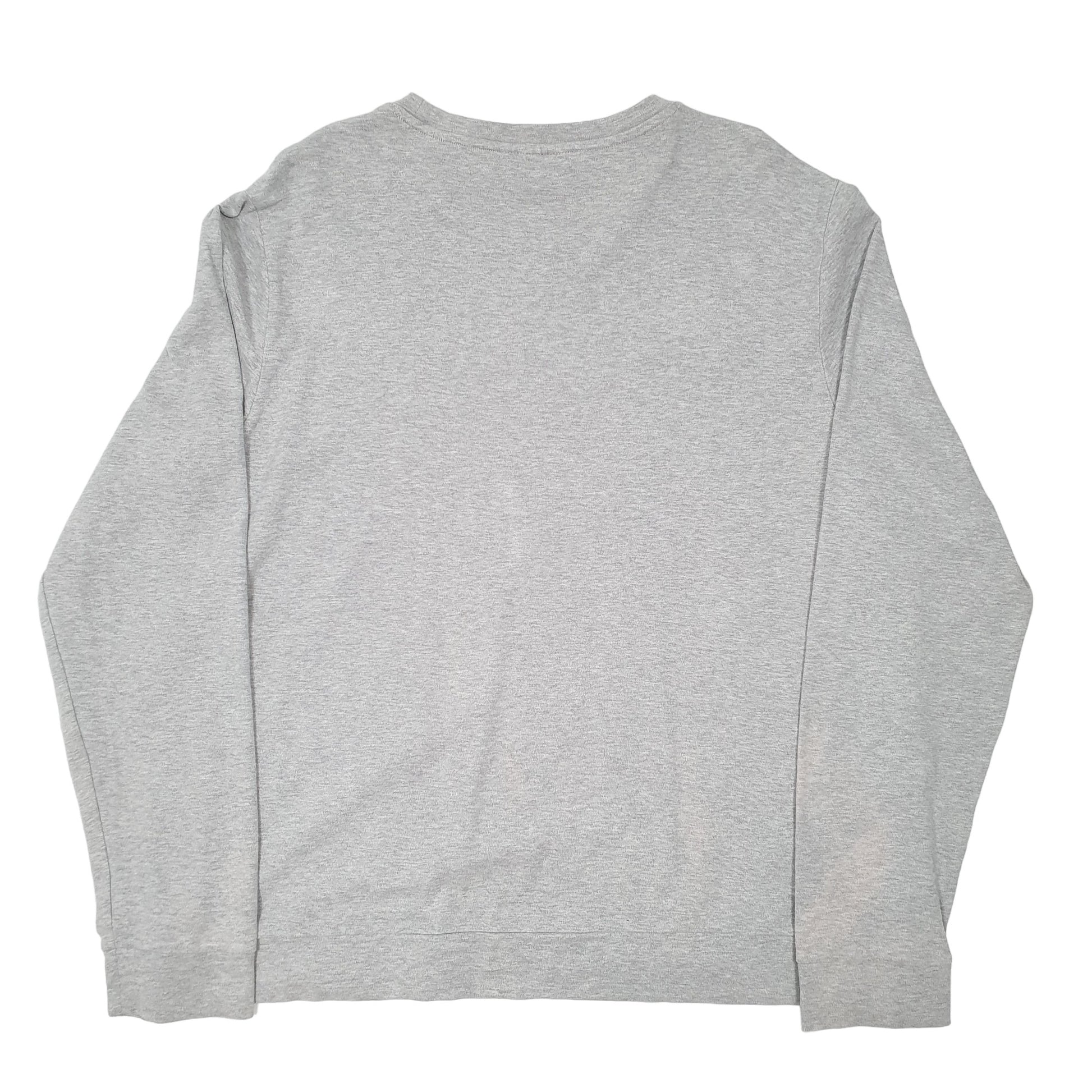 Mens Grey Fila Sweatshirt Crewneck Jumper