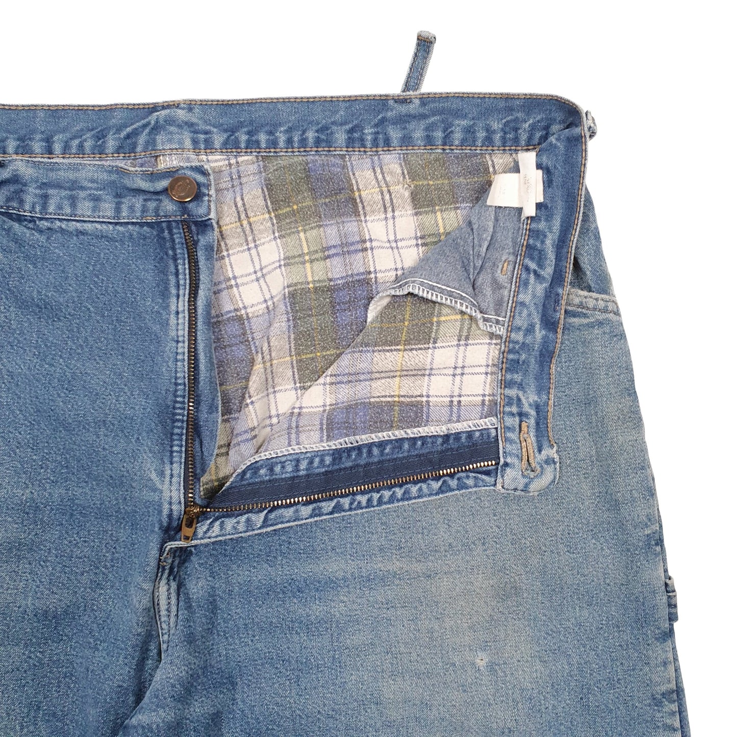 Mens Blue Dickies Lined Thermal Carpenter Trousers