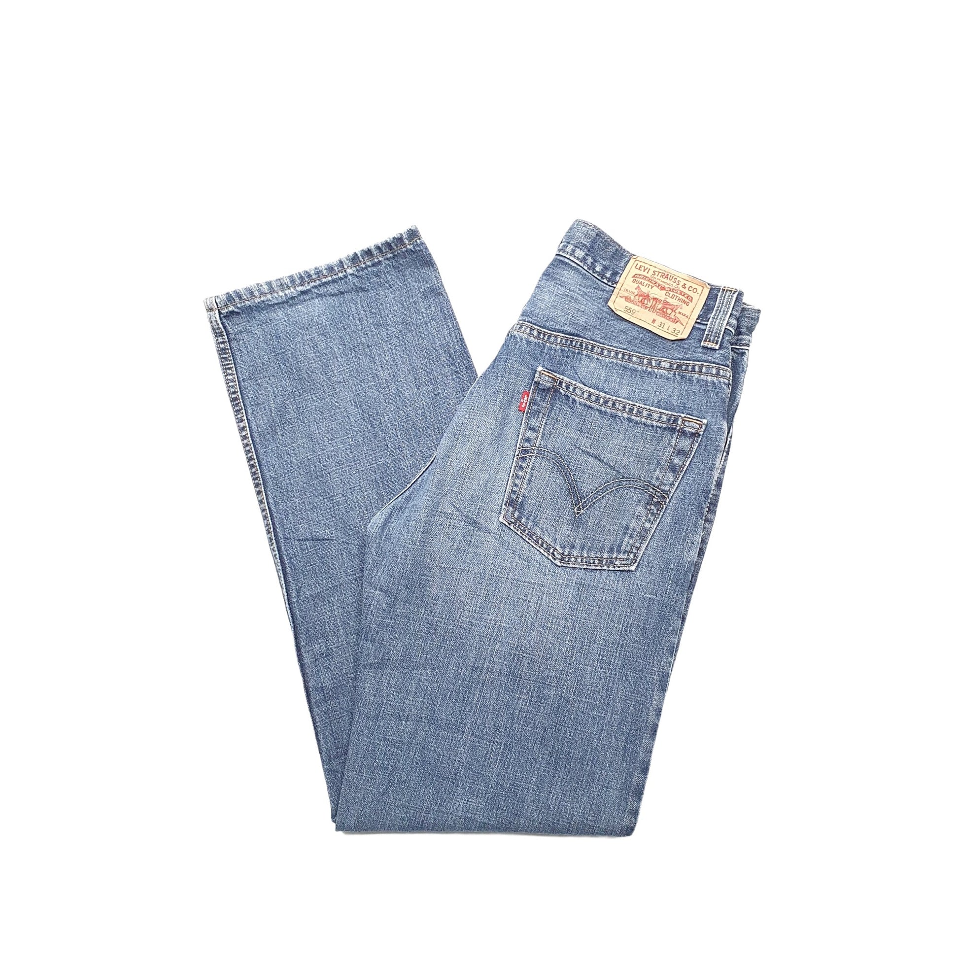 Levis 559 Relaxed Fit Jeans W31 L32 Blue