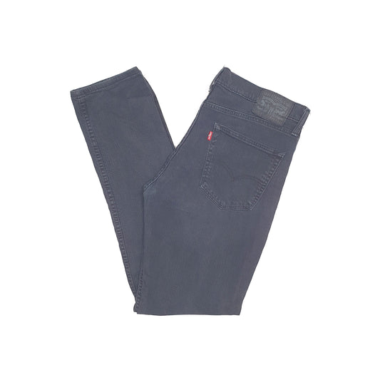 Levis 511 Slim Fit Jeans W36 L34 Black