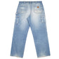 Carhartt Casual Loose Fit Carpenter Jeans W38 L32 Blue