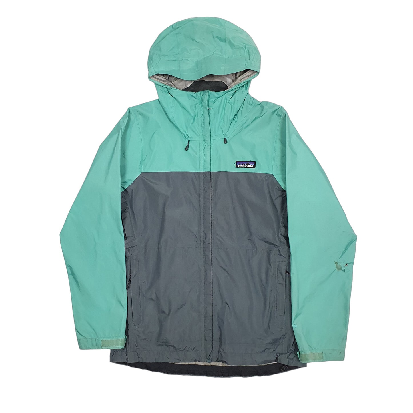 Womens Grey Patagonia Torrentshell Rain Coat Coat