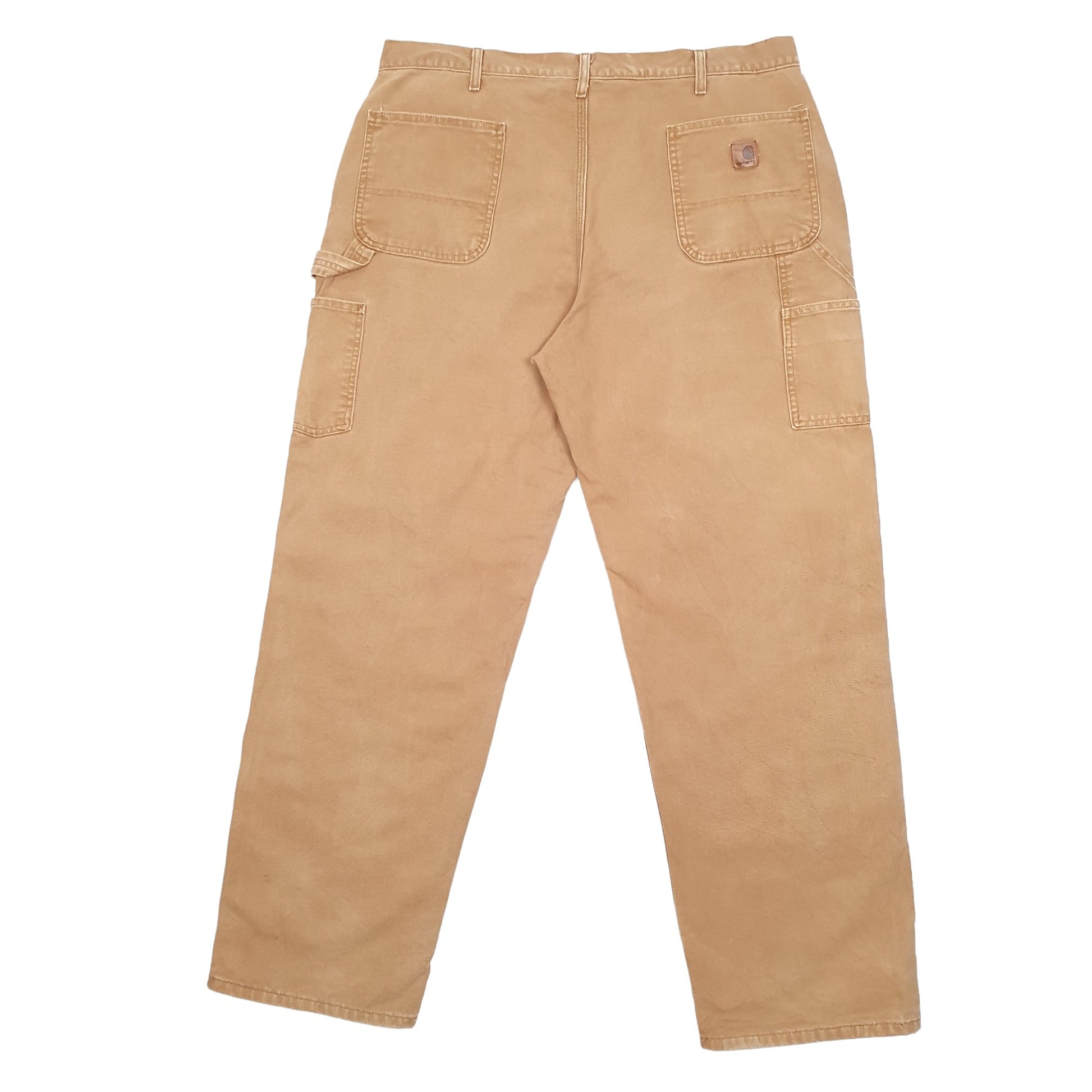 Mens Beige Carhartt  Carpenter Trousers