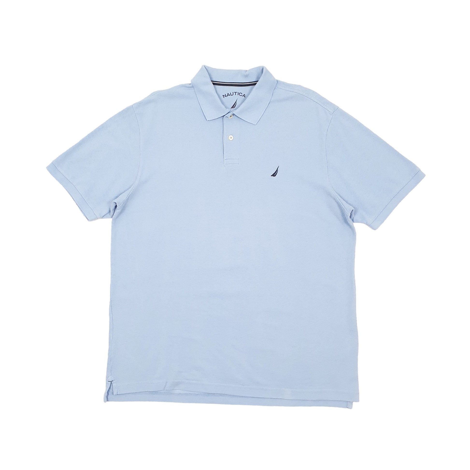 Nautica Short Sleeve Polo Shirt Blue