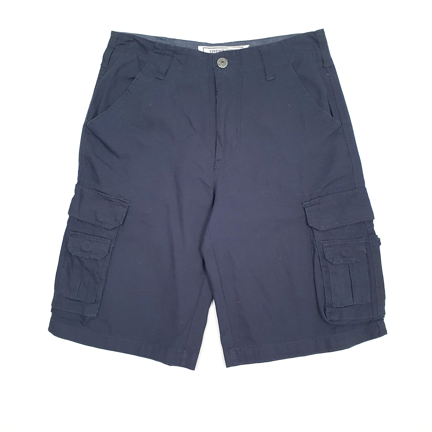 Mens Navy Vintage Genes 1891 Combat Cargo Shorts