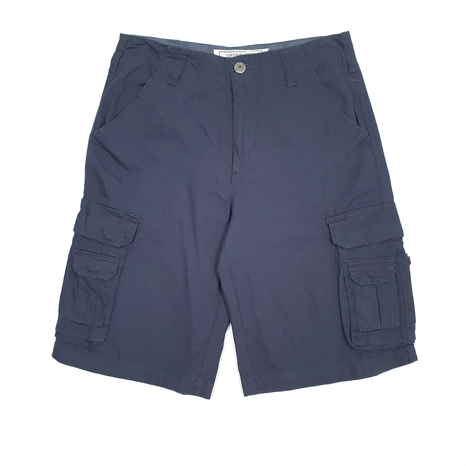 Mens Navy Vintage Genes 1891 Combat Cargo Shorts