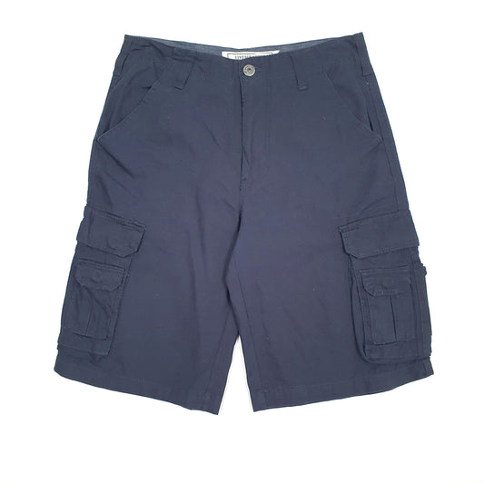 Mens Navy Vintage Genes 1891 Combat Cargo Shorts