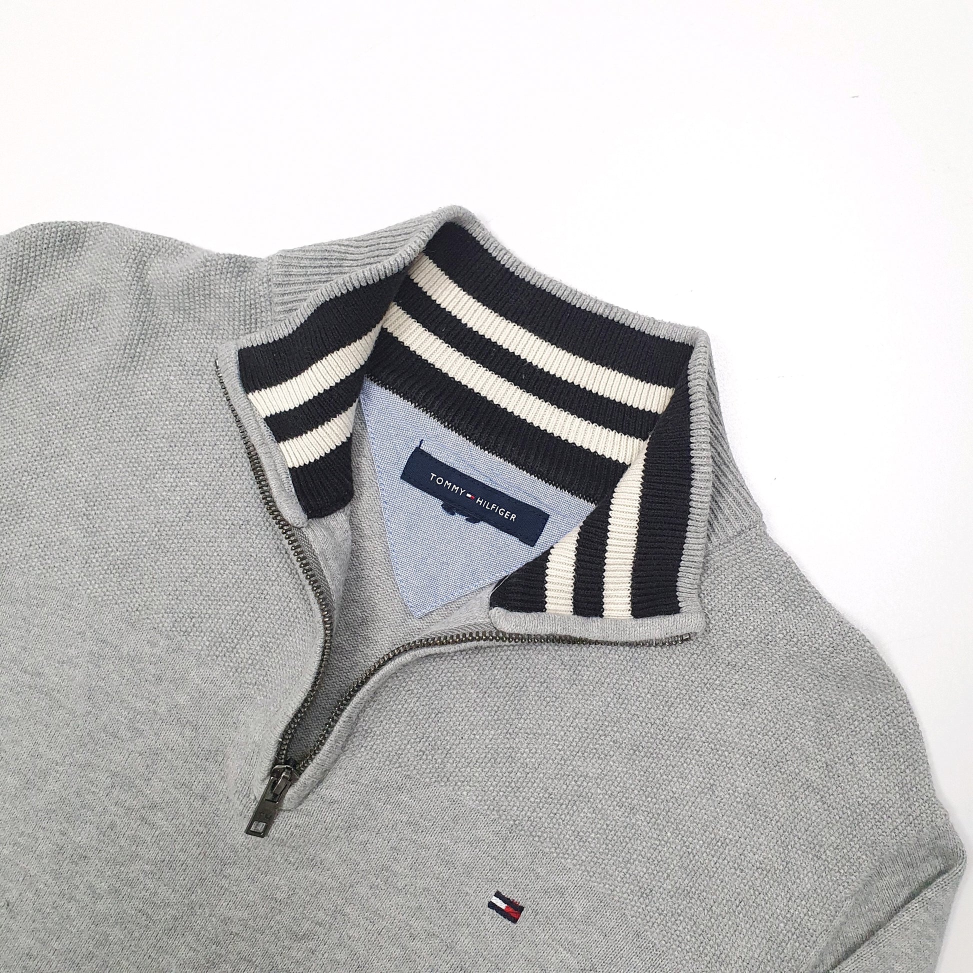 Tommy Hilfiger Quarter Zip S Grey