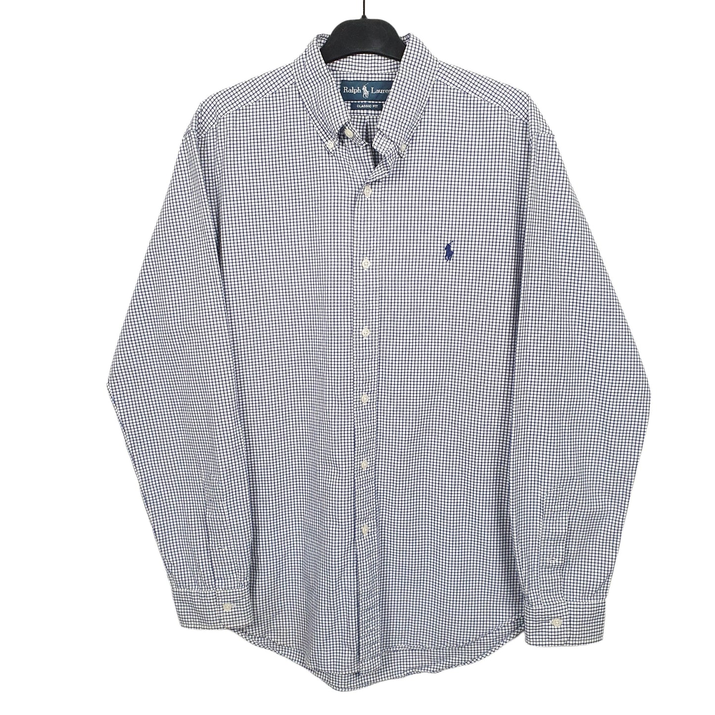 Ralph Lauren Long Sleeve Regular Fit Check Shirt Blue