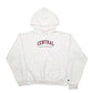Mens White Champion Central Washington University USA College Hoodie Jumper