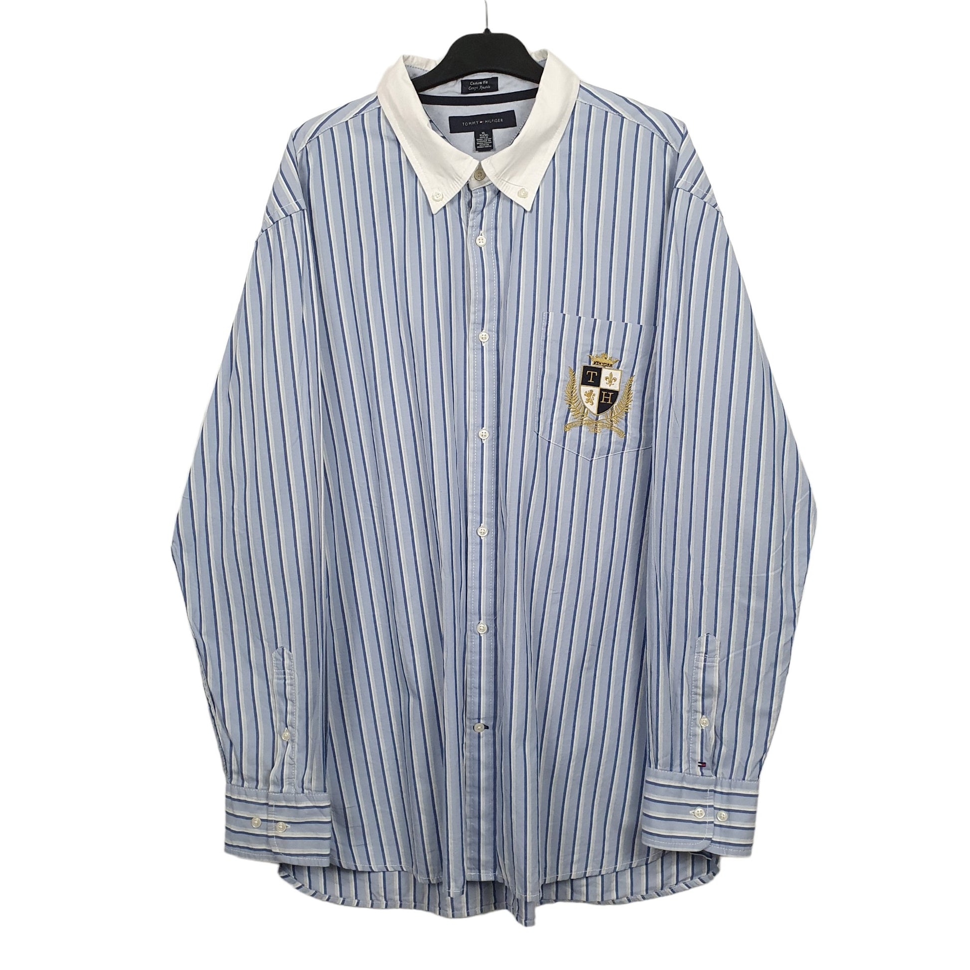 Blue Tommy Hilfiger Long Sleeve Shirt