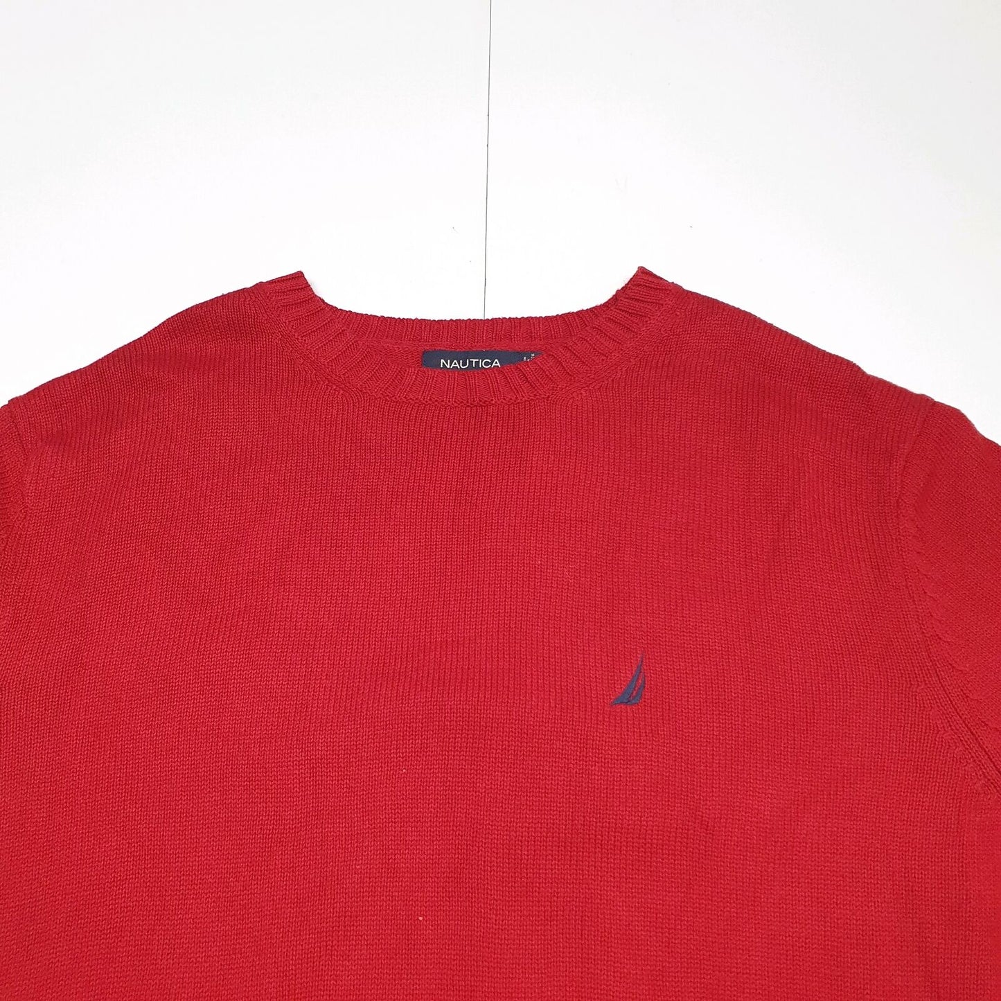 Mens NAUTICA Cotton Crewneck Jumper Sweatshirt L