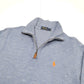 Mens POLO RALPH LAUREN Cotton 1/4 Quarter Zip Jumper Sweatshirt S