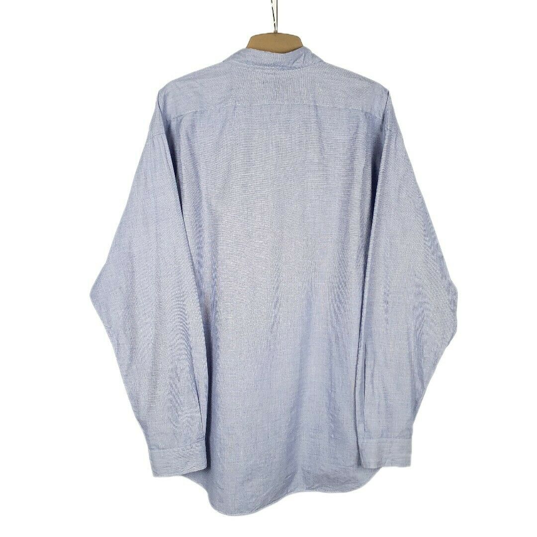 Mens POLO RALPH LAUREN Blue Long Sleeve Formal Casual Shirt XL