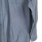 Mens POLO RALPH LAUREN Solid Navy  Long Sleeve Formal Casual Shirt XL