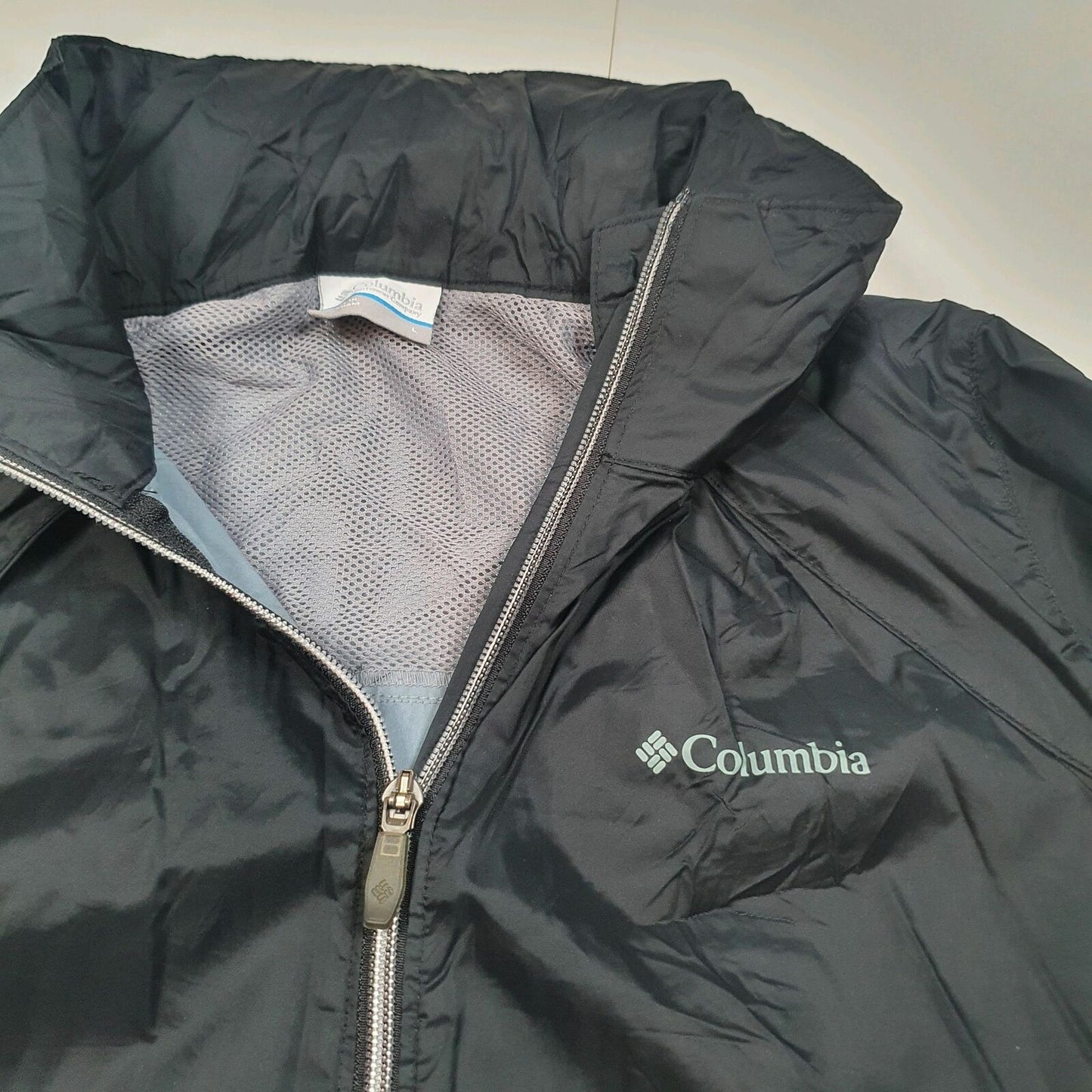 Womens COLUMBIA SPORTSWEAR Lightweight Waterproof Jacket Rain Coat L