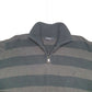 Mens NAUTICA Cotton 1/4 Quarter Zip Jumper Sweatshirt L