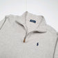 Mens POLO RALPH LAUREN Cotton 1/4 Quarter Zip Jumper Sweatshirt S