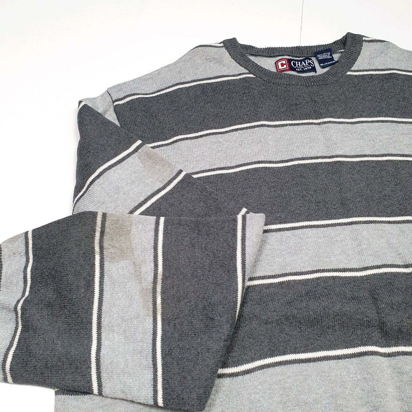 Mens RALPH LAUREN CHAPS Cotton Crewneck Jumper Sweatshirt XL