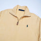 Mens POLO RALPH LAUREN Cotton 1/4 Quarter Zip Jumper Sweatshirt S