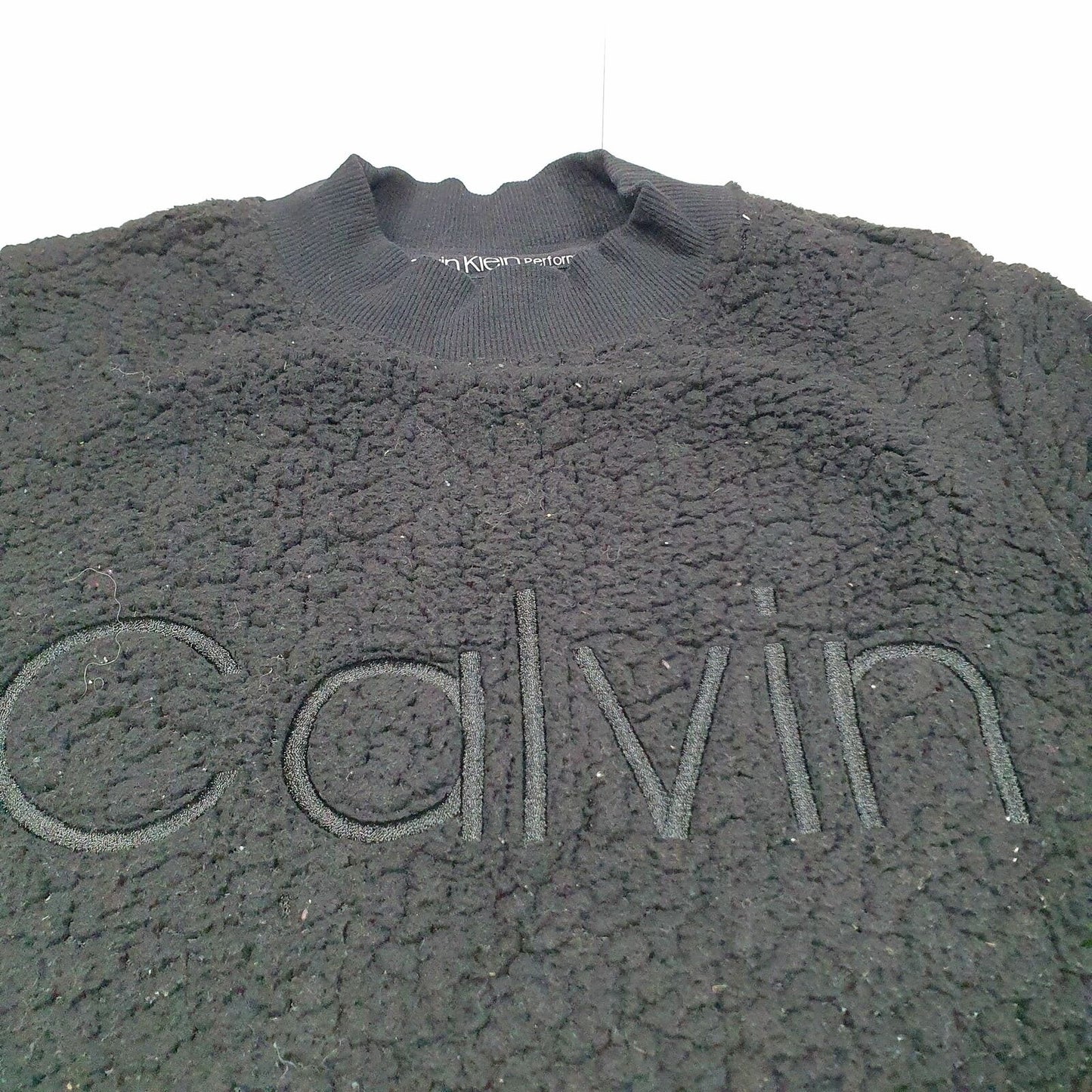 Mens CALVIN KLEIN Polyester Crewneck Jumper Sweatshirt S