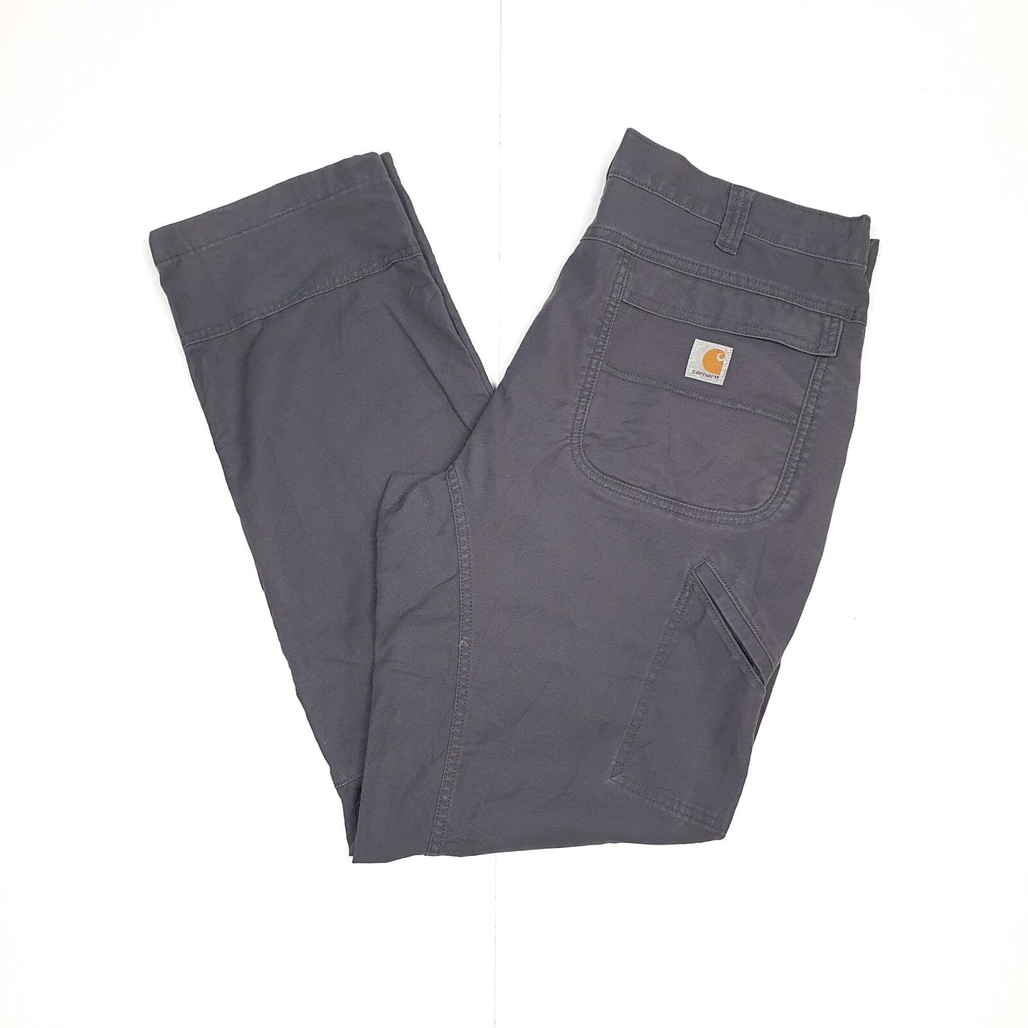 Mens CARHARTT Full Swing Cryder Grey Chino Workwear Trousers W38 L36