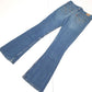 Womens LEVI'S 518 Superlow Boot Cut Fit Blue Denim Jeans Trousers  3M