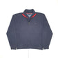 Mens TOMMY HILFIGER Cotton 1/4 Quarter Zip Jumper Sweatshirt XL