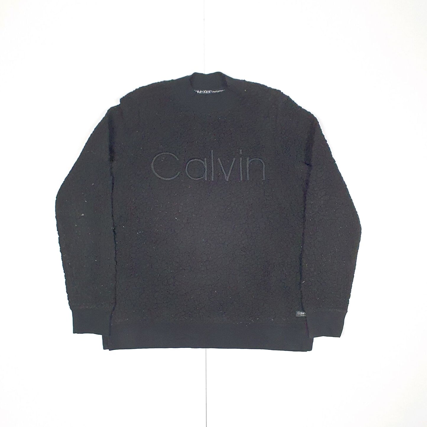 Mens CALVIN KLEIN Polyester Crewneck Jumper Sweatshirt S