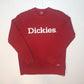 Mens DICKIES Spellout Cotton Crewneck Jumper Sweatshirt M