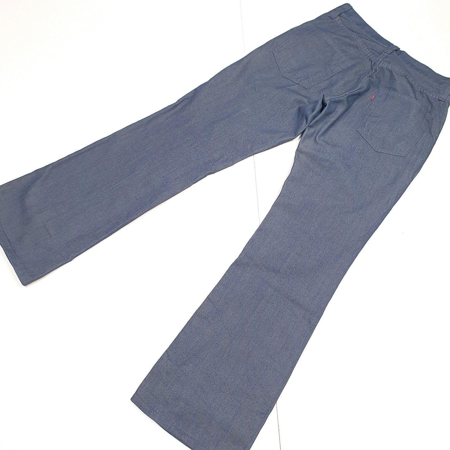 Mens LEVI'S 525 Bootcut Regular Fit Blue Denim Sta-Prest Jeans Trousers W30 L30