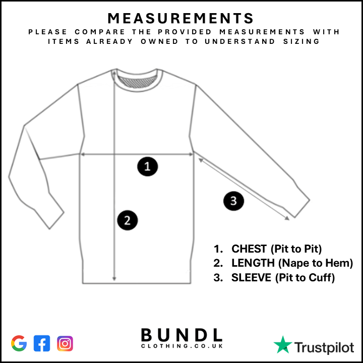 Polo hoodie size chart online