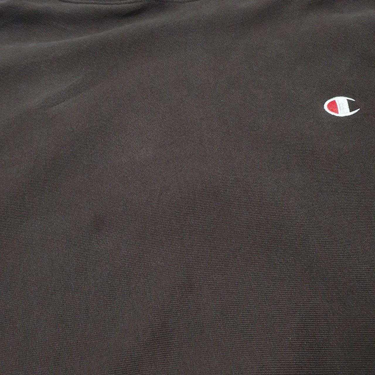 Mens Brown Champion  Hoodie Jumper