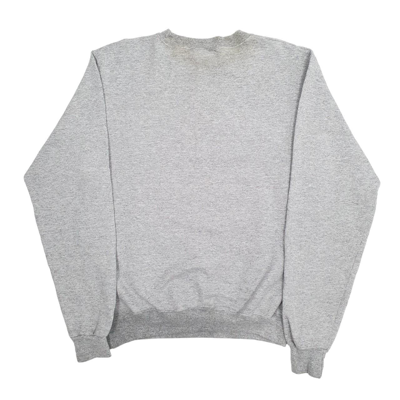 Mens Grey Champion USA College Akron Crewneck Jumper