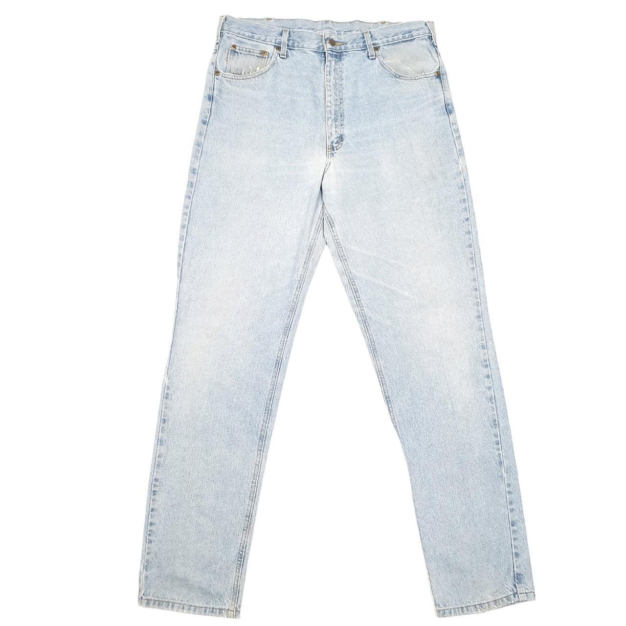 Mens Blue Carhartt Tapered Casual JeansW38 L36