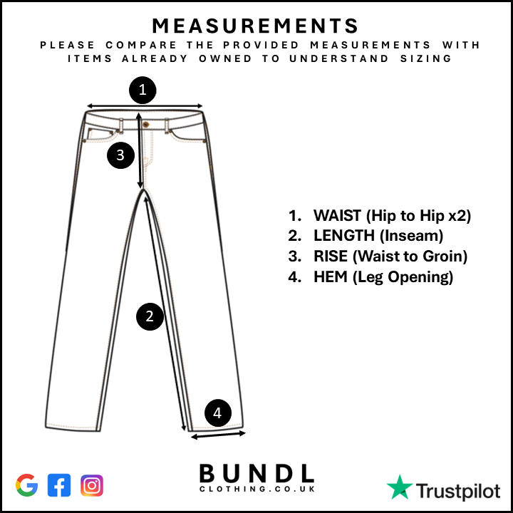 Levis jeans hotsell measurement chart