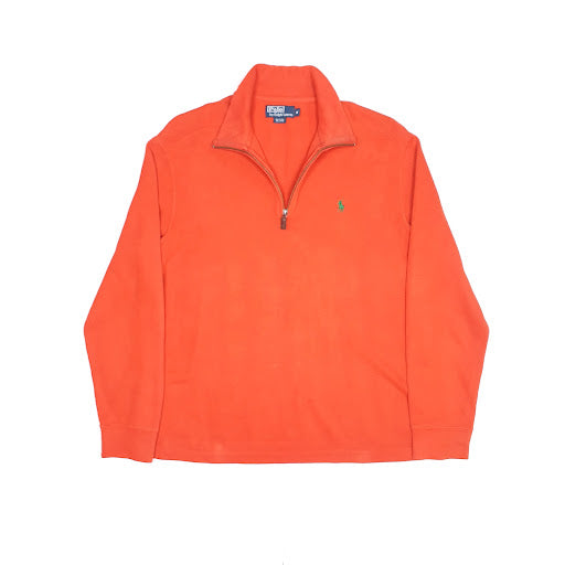 Orange Polo Ralph Lauren Quarter Zip Jumper