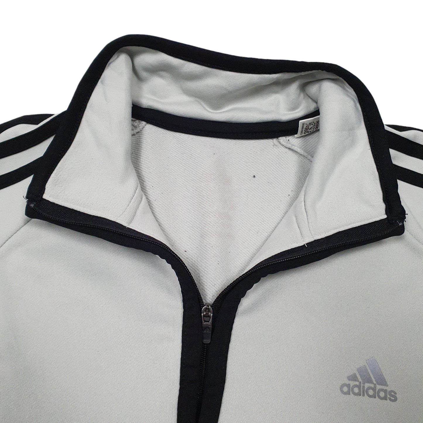 Adidas Active Quarter Zip Polyester Jumper S - Bundl Clothing-Mens White Adidas Active Quarter Zip Jumper