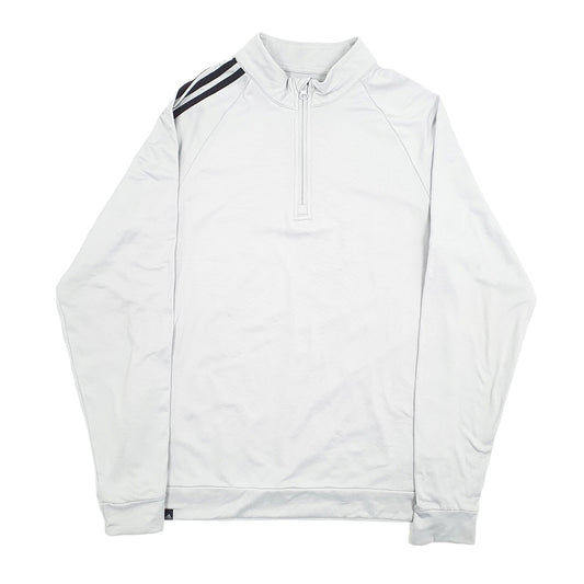 Adidas Active Quarter Zip S - Bundl Clothing-Adidas Active Quarter Zip S Grey