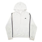 Adidas Active Running Sport Hoodie Cotton & Polyester Jumper M - Bundl Clothing-Womens White Adidas Active Running Sport Hoodie Jumper