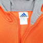 Adidas Active Running Workout Hoodie Polyester Jumper L - Bundl Clothing-Adidas Active Running Workout Hoodie Polyester Jumper L - Bundl Clothing-Mens Orange Adidas Active Running Workout Hoodie Jumper