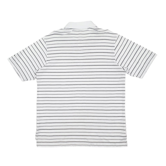 Adidas Active Short Sleeve Polyester Polo Shirt - Bundl Clothing-Adidas Active Short Sleeve Polyester Polo Shirt White