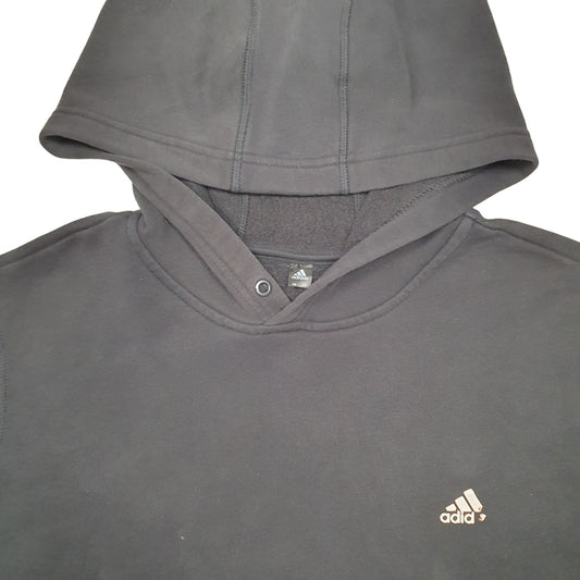 Adidas Active Sports Running Hoodie Cotton & Polyester Jumper M - Bundl Clothing-Mens Black Adidas Active Sports Running Hoodie Jumper