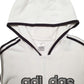 Adidas Active Tech Sport Hoodie Cotton & Polyester Jumper L - Bundl Clothing-Womens White Adidas Active Tech Sport Hoodie Jumper