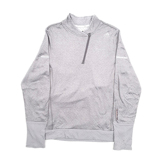Adidas Active wear Quarter Zip M - Bundl Clothing-Adidas Active wear Quarter Zip M - Bundl Clothing-Adidas Active wear Quarter Zip M Grey