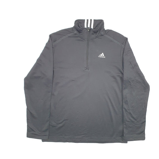 Adidas Active wear Quarter Zip S - Bundl Clothing-Adidas Active wear Quarter Zip S - Bundl Clothing-Adidas Active wear Quarter Zip S Black